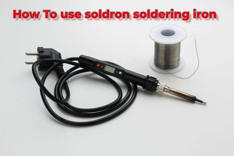 How to use Soldron Soldering Iron For mobile Repairing